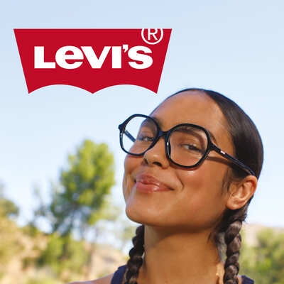 Levi's Women's LV 1022 Cat Eye Prescription Eyewear Frames, Green/Demo  Lens, 52 mm, 18mm