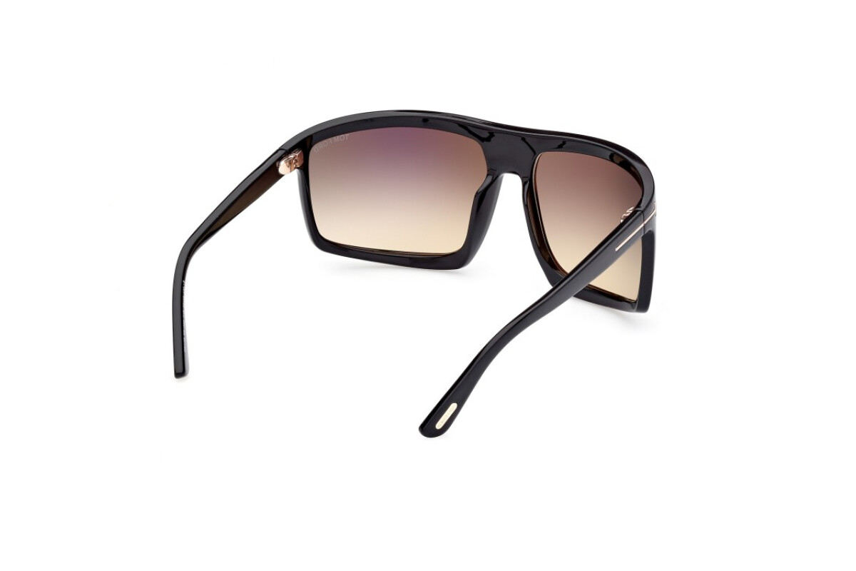 Zonnebrillen Unisex Tom Ford Clint-02 FT1066 01B