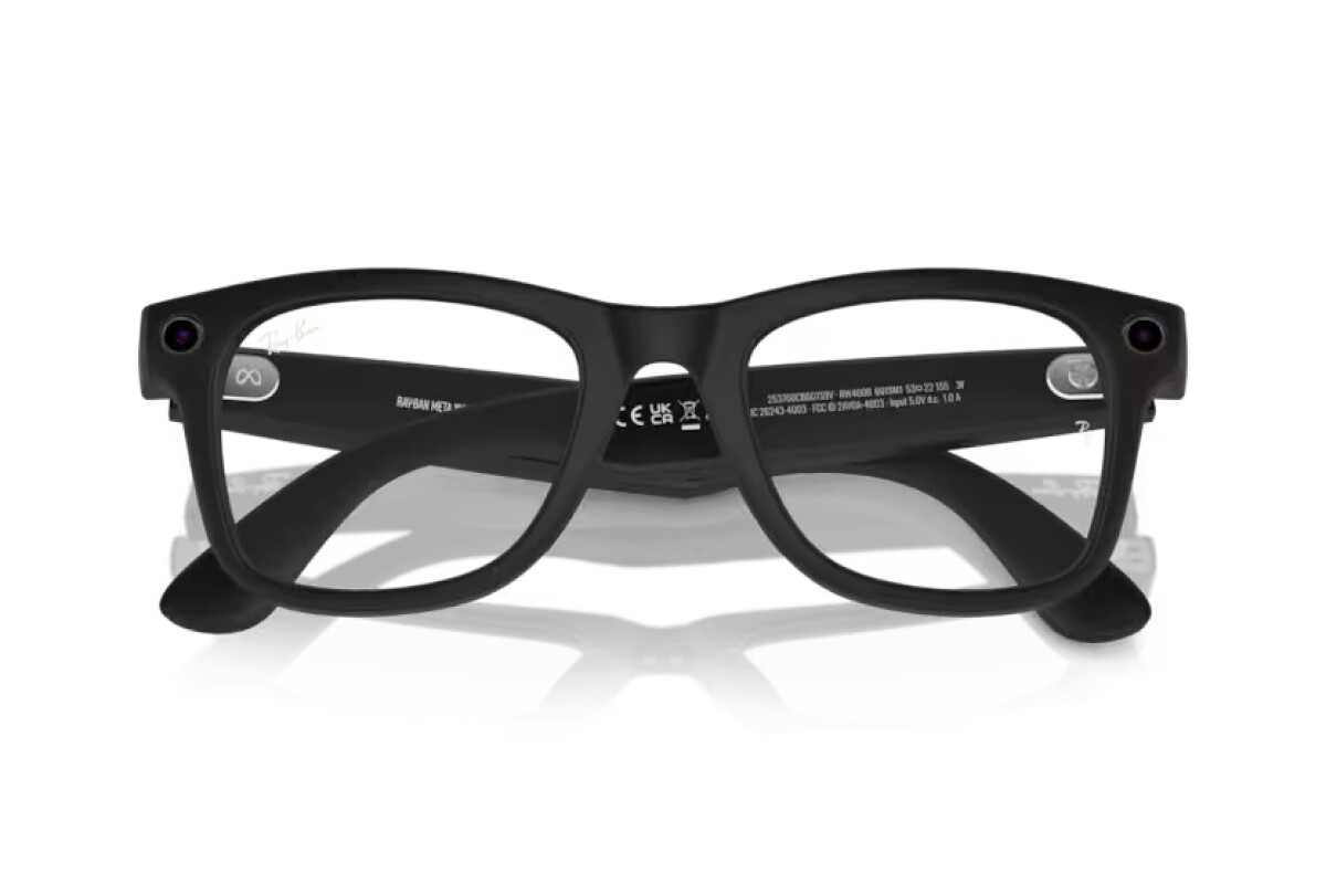 Lunettes de soleil Unisexe Ray-Ban Meta Smart Glasses Wayfarer Large RW 4008 601SM1