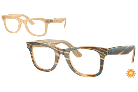Eyeglasses Ray-Ban Wayfarer Ease Change RX 4340V (8383) - RB 4340V 8383