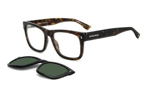 Occhiali da Vista Dsquared2 D2 0100/CS 206070 (086 UC) + Clip-on