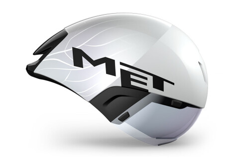 Casco MET Codatronca bianco metallizzato opaco lucido 3HM119 BI2