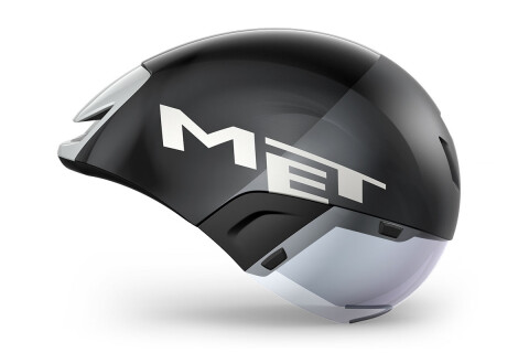 Bike helmet MET Codatronca nero metallizzato opaco lucido 3HM119 NO1
