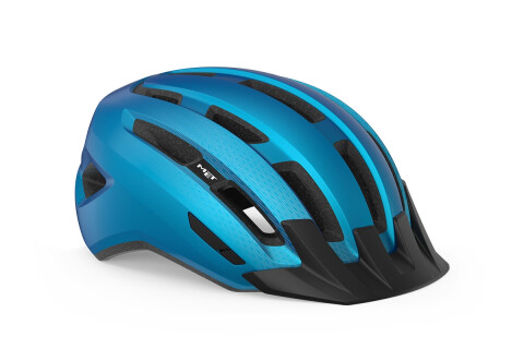 Мотоциклетный шлем MET Downtown blu lucido 3HM131 BL1