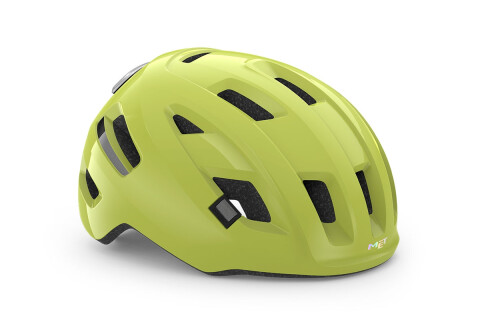 Casco MET E-mob lime lucido 3HM153 YL1