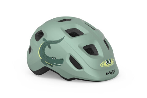 Casco MET Hooray verde coccodrillo lucido 3HM144 AQ1