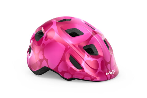 Fahrradhelm MET Hooray rosa cuori lucido 3HM144 PH1