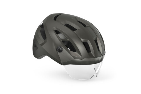 Fahrradhelm MET Intercity mips titanio metallizzato opaco 3HM141 GR1