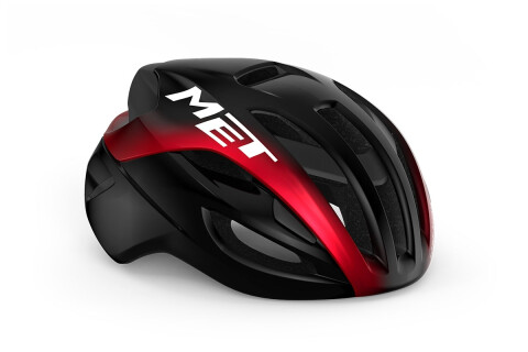 Casque de vélo MET Rivale mips nero rosso metallizzato lucido 3HM132 NR2