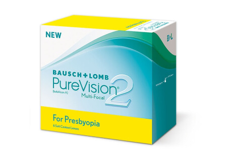 PureVision 2 - Lenti a contatto mensili per presbiopia (6 lenti)