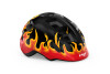 Bike helmet MET Hooray nero fiamme lucido 3HM144 BF1