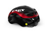 Casque de vélo MET Rivale mips nero rosso metallizzato lucido 3HM132 NR2