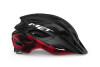 Bike helmet MET Veleno mips nero rosso opaco lucido 3HM142 NR1