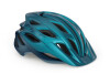 Casco MET Veleno blu ottanio metallizzato lucido 3HM138 BL1