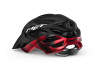 Fahrradhelm MET Veleno nero rosso opaco lucido 3HM138 NR1