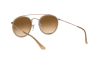 Sonnenbrille Ray-Ban Round Double Bridge RB 3647N (907051)