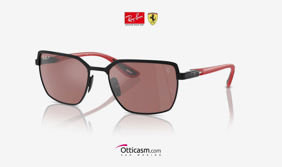 Ray-Ban Scuderia Ferrari: occhiali sportivi con una marcia in più