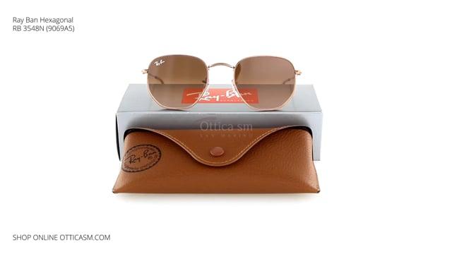 Sunglasses Ray-Ban Hexagonal RB 3548N (9069A5) Unisex | Free Shipping Shop  Online