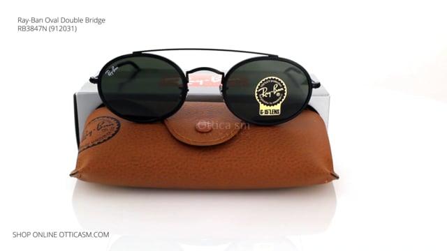 ray ban oval double bridge