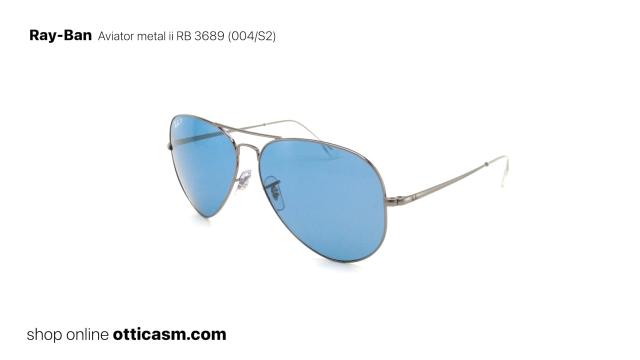 Occhiali da Sole Ray-Ban Aviator metal ii RB 3689 (004/S2)