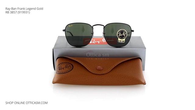 Sunglasses Ray-Ban Frank Legend Gold RB 3857 (919931) Unisex | Free ...